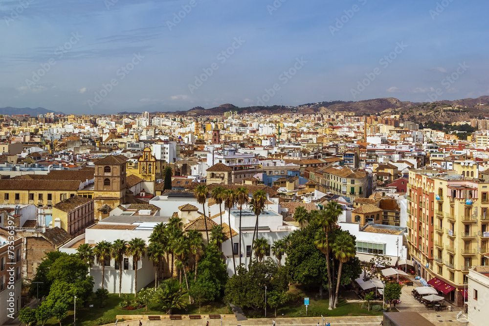 View of Malaga, Spain