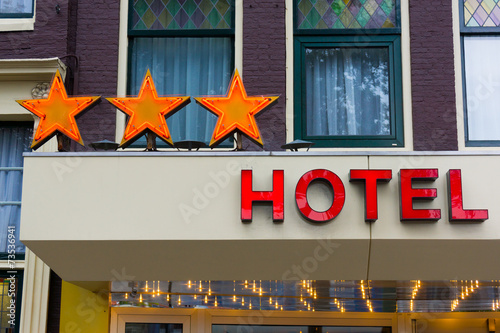 Hotel sign photo