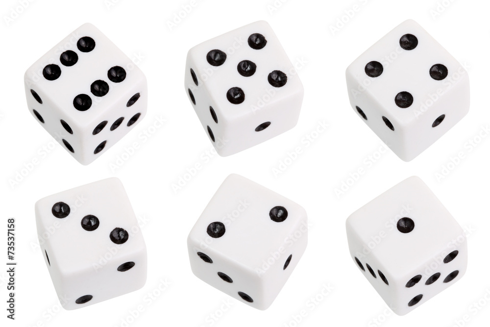 White dice White dice