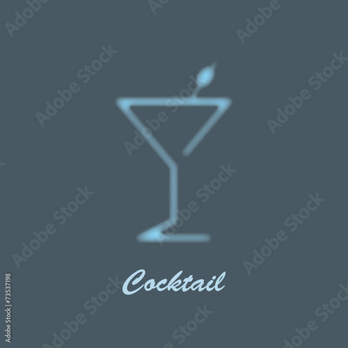 glass of martini