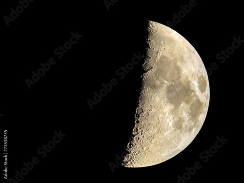 Crescent moon on black background #73538735