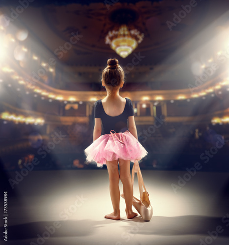 Leinwand Poster Ballerina