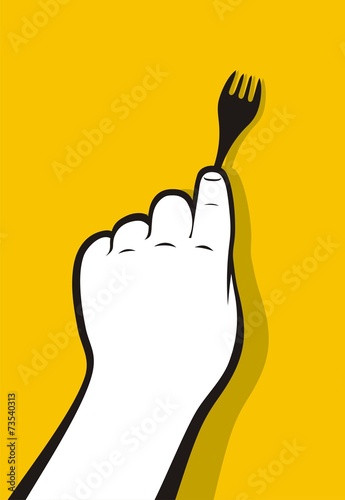 Fork hand