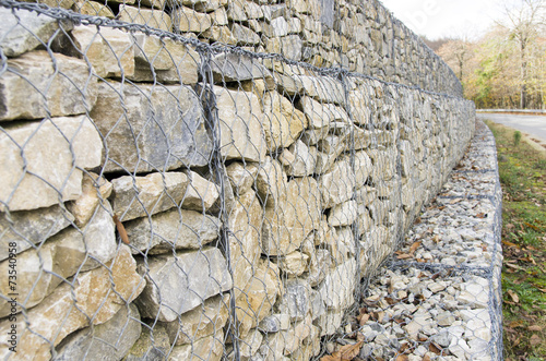 retaining wall gabion