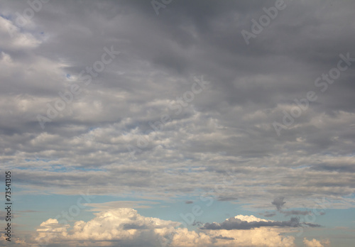 background of the sky with clouds © schankz