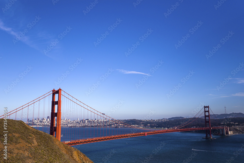 Fototapeta premium Golden gate bridge, San Francisco, California, USA