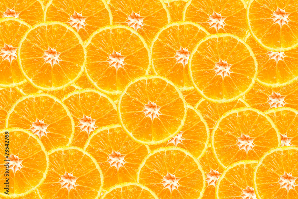 Half of orange isolated on white background Half of orange isolated on white background