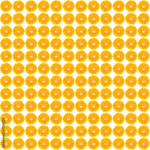 Half of orange isolated on white background