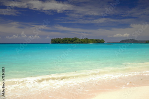 Pacific ocean beach-Port Olry-Vanuatu photo