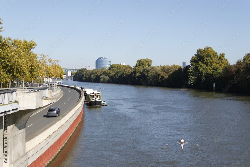 Kayak sur la Seine à Paris