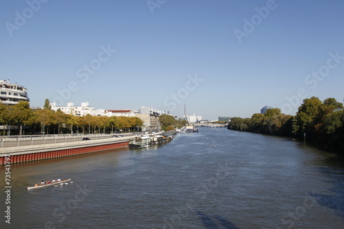 Kayak sur la Seine à Paris	 photo