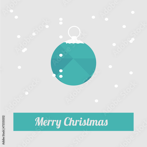 Christmas Illustration over color background