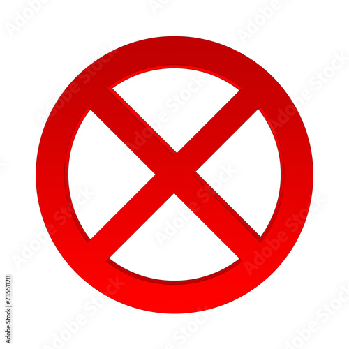 Verbotsschild leer Kreuz Free Download Verbotsschild leer Kreuz - GFXLoad