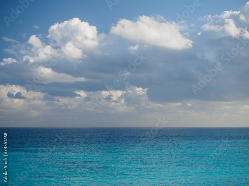 Clouds and ocean in Mexico