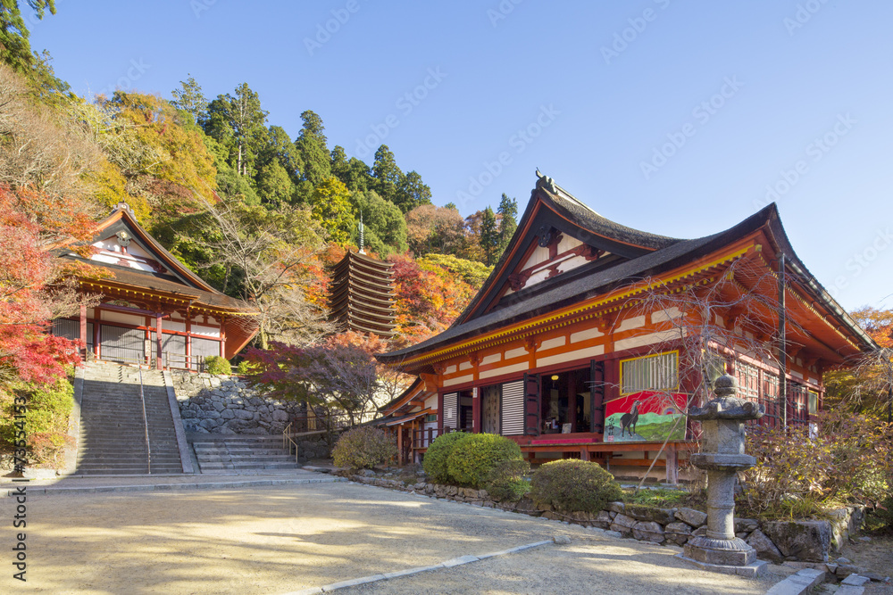 秋の奈良談山神社