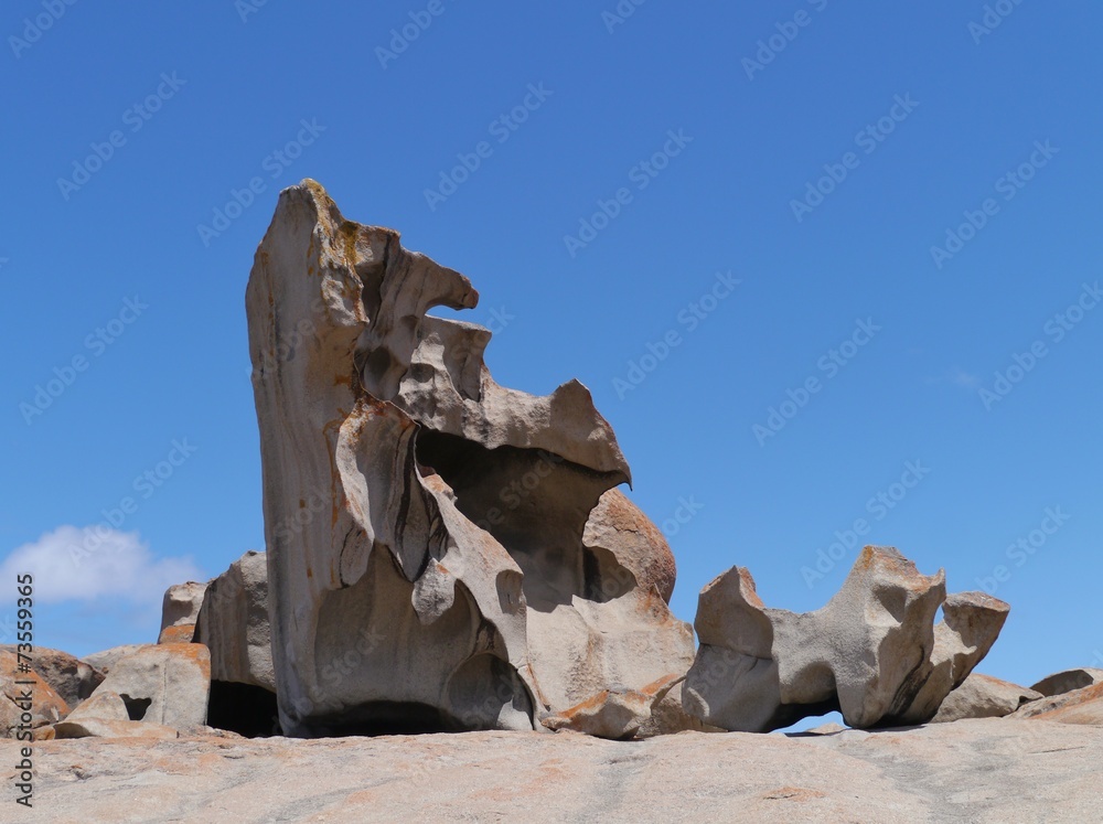 The whimsical shapes of rocks on Kangaroo island