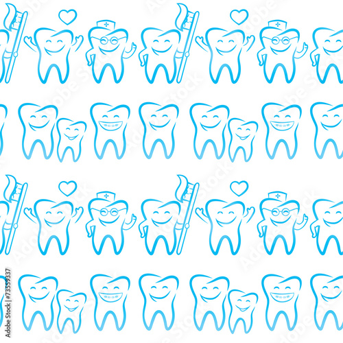 Smiling dental symbols