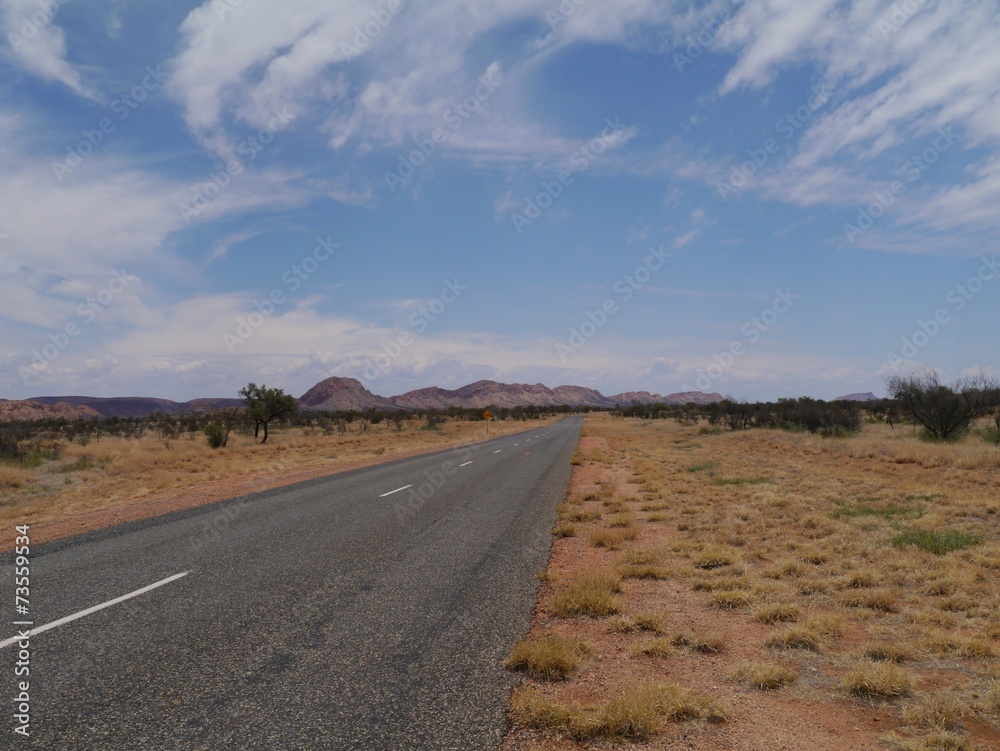 The Namatjira drive in the West Mcdonnell ranges