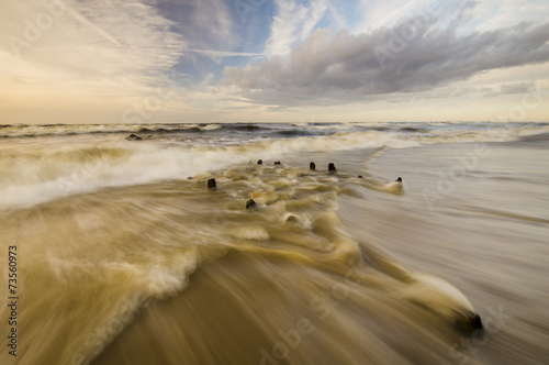 sztorm na Morzu Bałtyckim