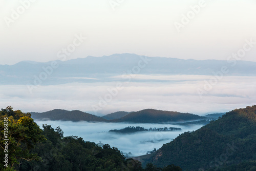 fog on mountain © prajit48