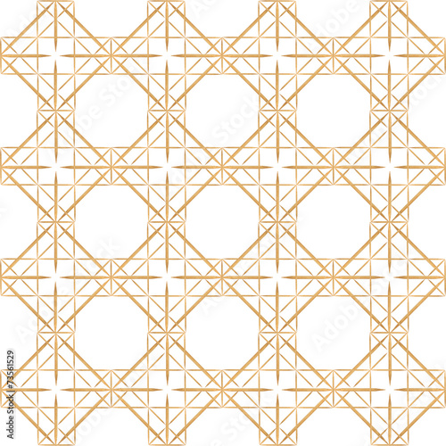 Abstract of Bamboo toothpicks isolated on white background