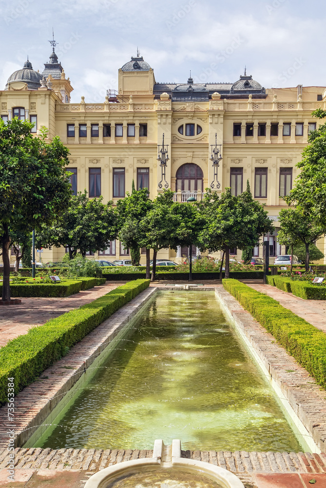 Fototapeta premium Malaga city hall, Spain