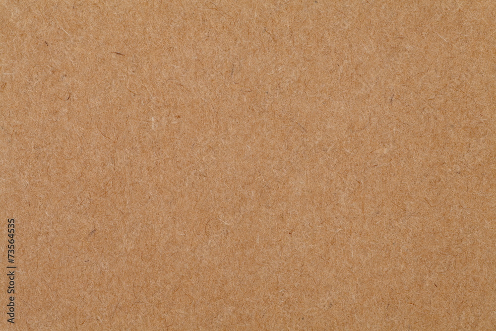 Close - up cardboard sheet of brown paper - obrazy, fototapety, plakaty 