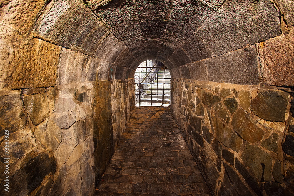 Fotografie The medieval tunnel