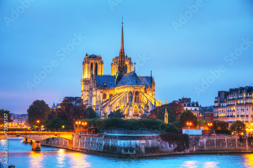  Notre Dame de Paris cathedral © andreykr