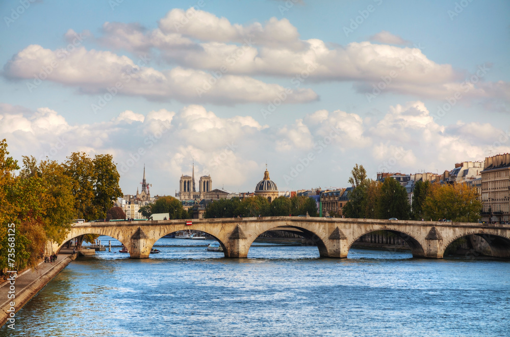 Cityscape of Paris, France