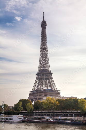 Paris cityscape with Eiffel tower © andreykr