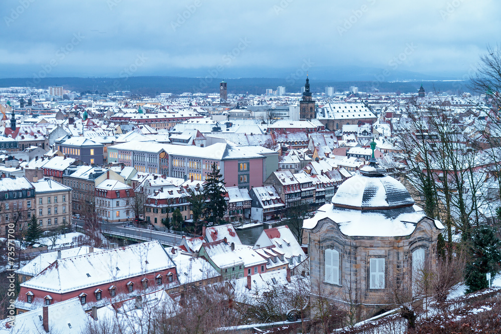 Obraz premium Bamberg Winter city