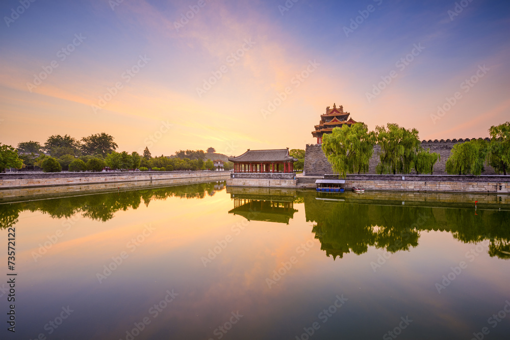 Obraz premium Forbidden City Moat of Beijing, China