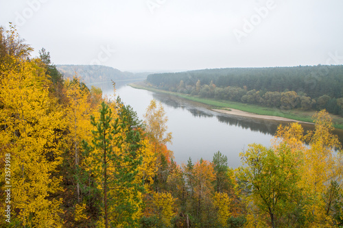 River bend in autumn © Geraldas