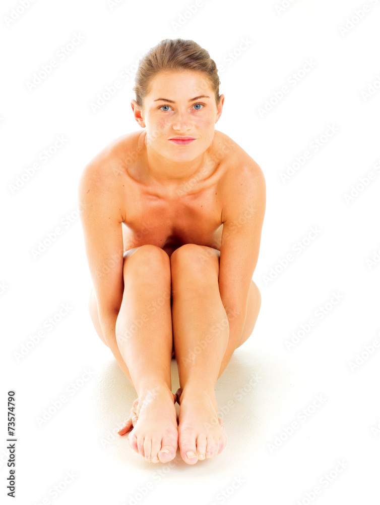Shy nude