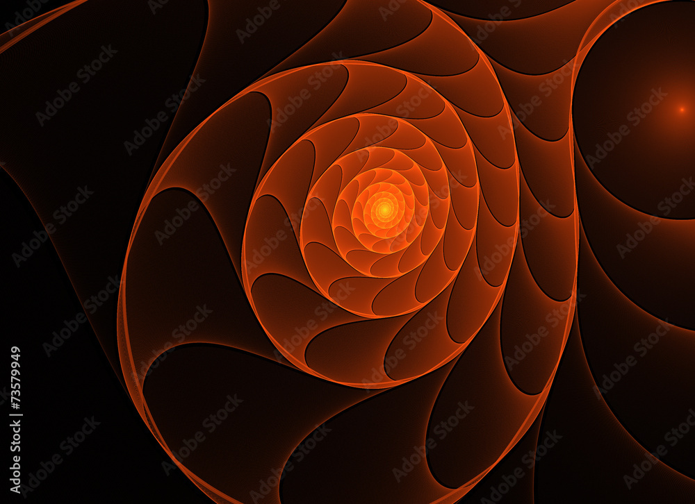Fototapeta streszczenie fraktal spirale tło