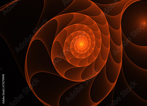 Fototapeta streszczenie fraktal spirale tło