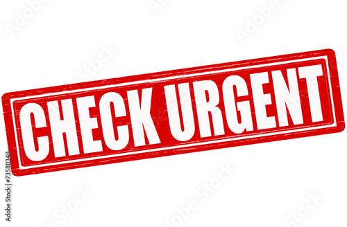 Check urgent