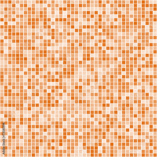 Orange square mosaic background