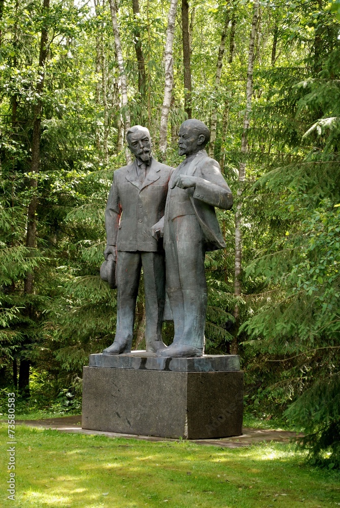 Lenine in the Grutas park near Druskininkai city