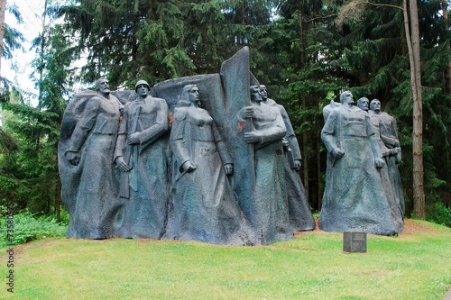 Sculpture in the Grutas park near Druskininkai city