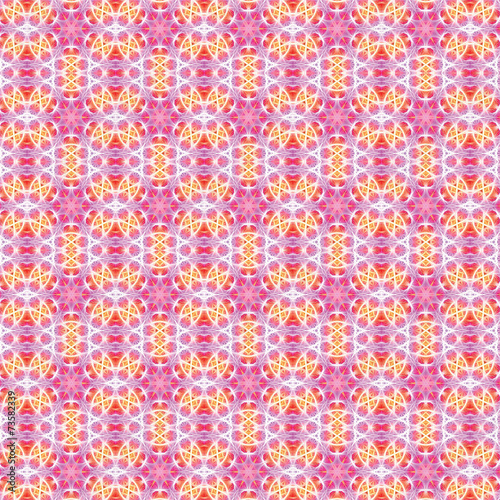 Pink Hippie Fractal Pattern
