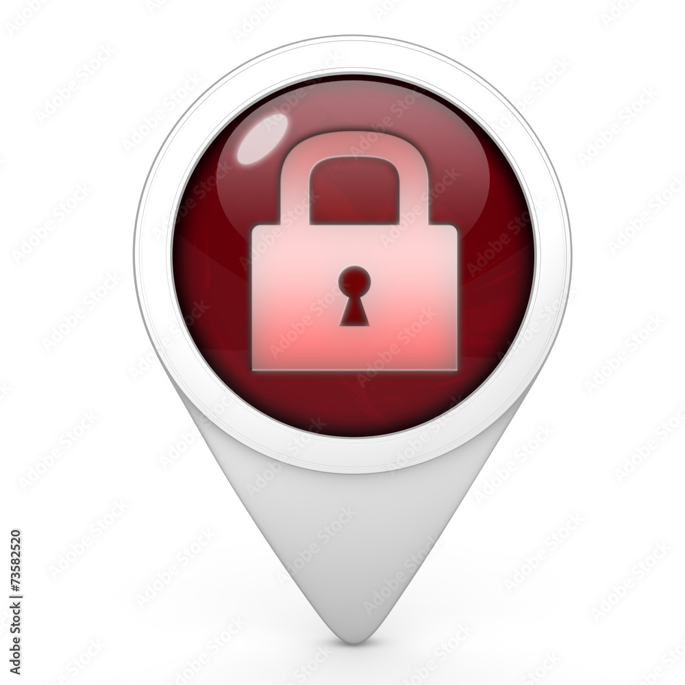 protect pointer icon on white background protect pointer icon on white background