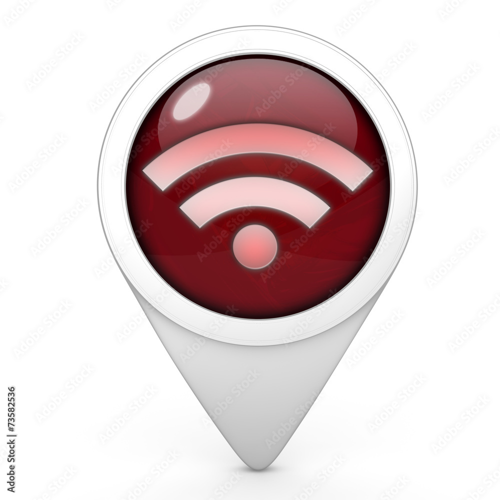 signal pointer icon on white background signal pointer icon on white background