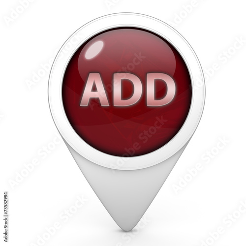 Free Download add pointer icon on white background - GFXLoad
