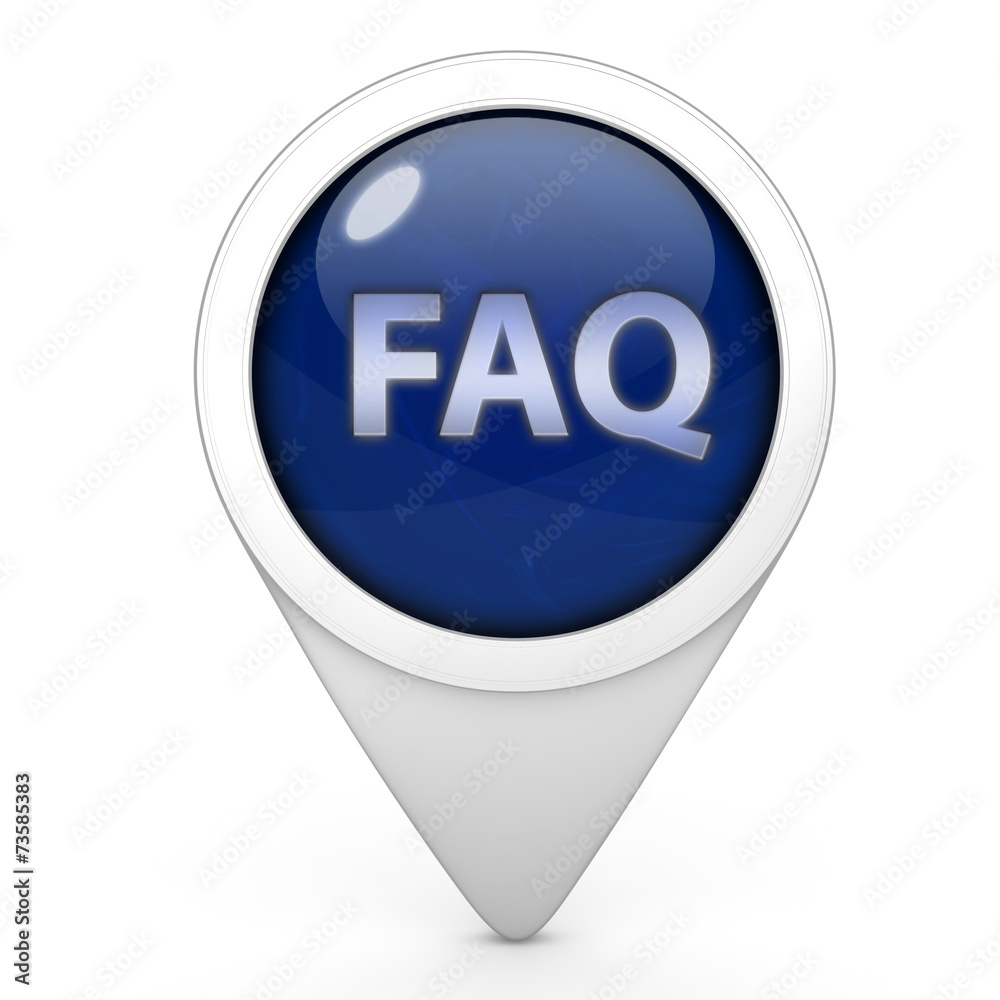 faq pointer icon on white background faq pointer icon on white background