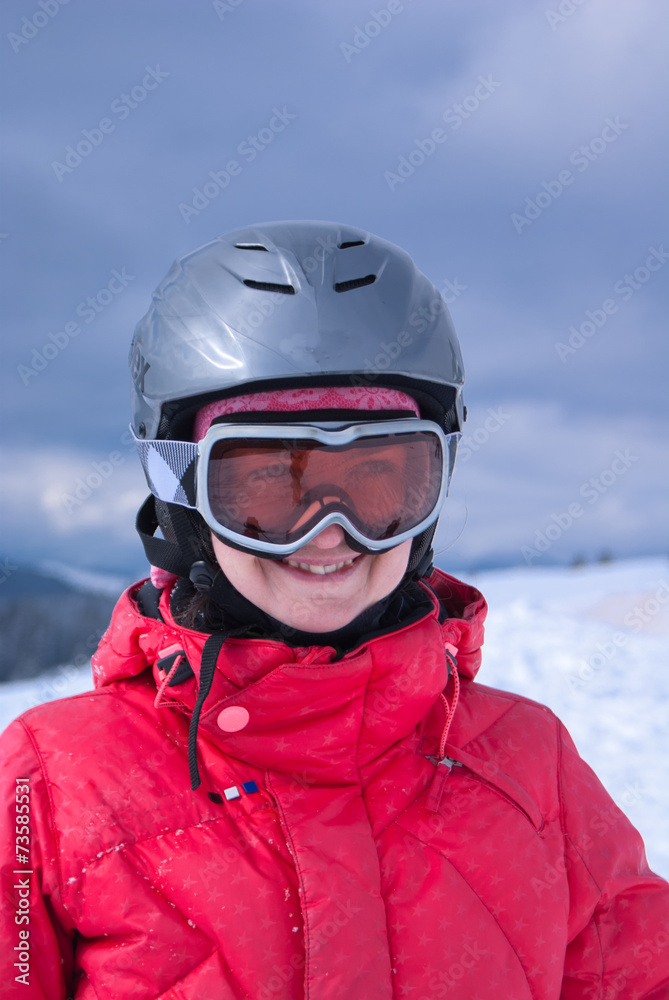 female skier female skier