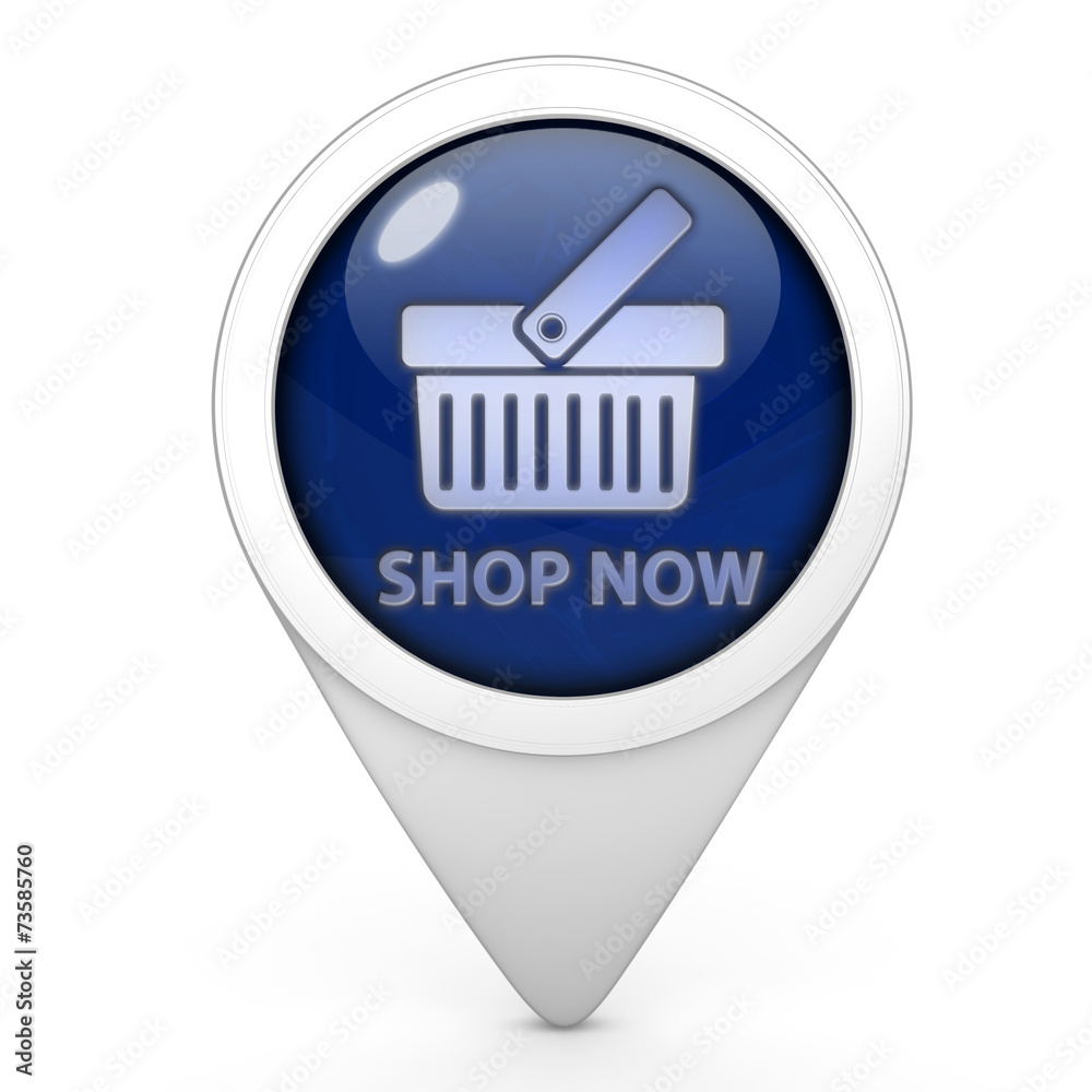 Buy now pointer icon on white background Buy now pointer icon on white background