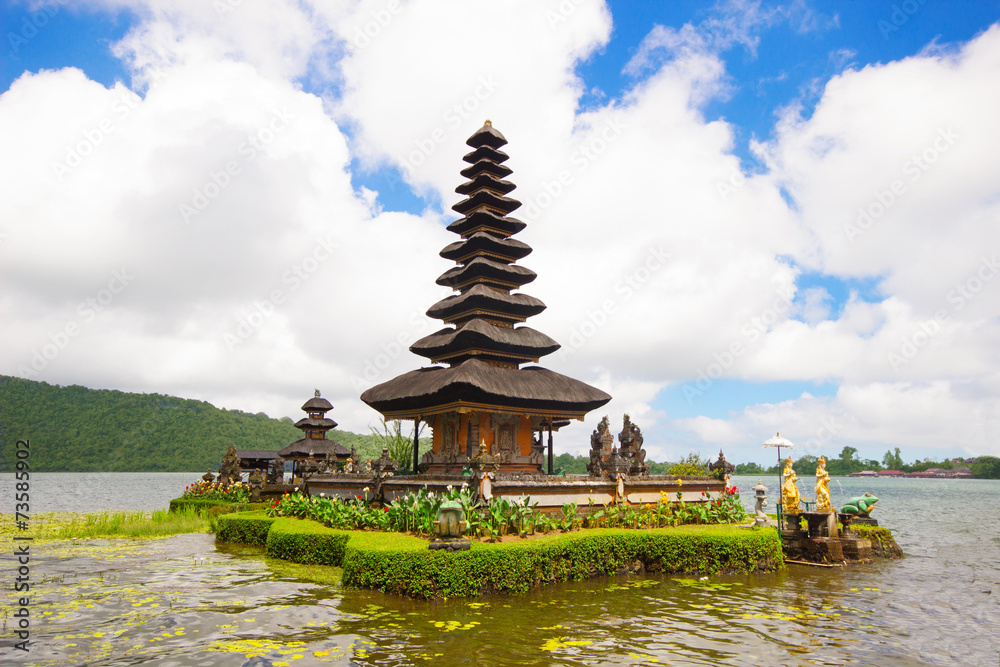 Ulun Danu temple in Bali island, Indonesia Ulun Danu temple in Bali island, Indonesia