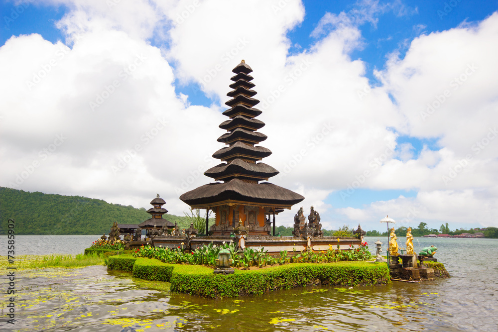 Ulun Danu temple in Bali island, Indonesia